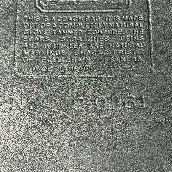 Coach Bonnie Cashin Black Zippered ClutchBag Leather 1970’s Rare EUC - Picture 12 of 13